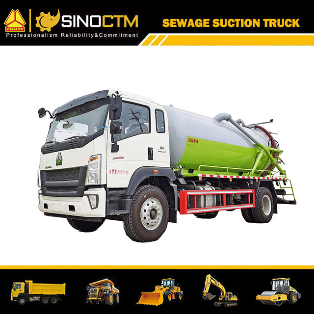 New HOWO Light Duty 6000L-8000L Waste Water Tank Fecal Suction Truck