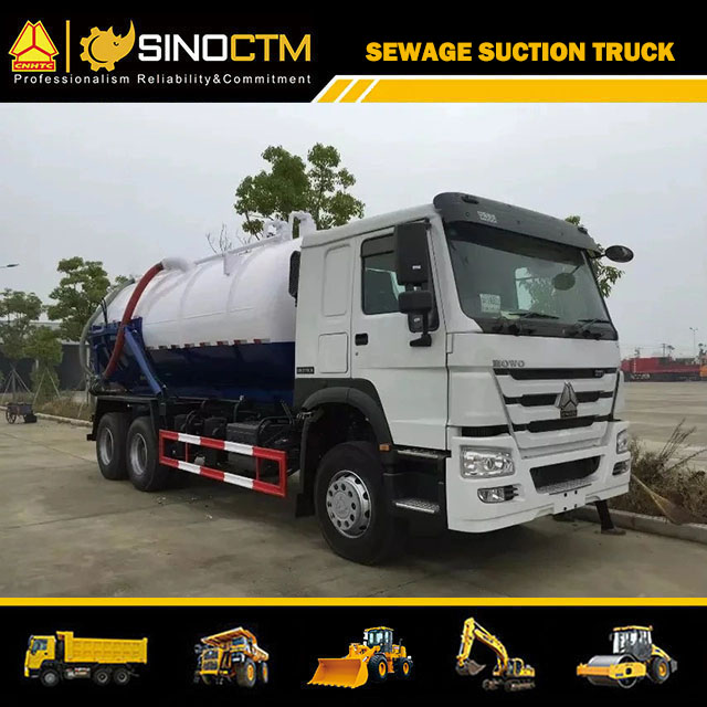 Sinotruk HOWO Large Volume 15000L 18000L Vacuum Sewage Suction Jetting Truck