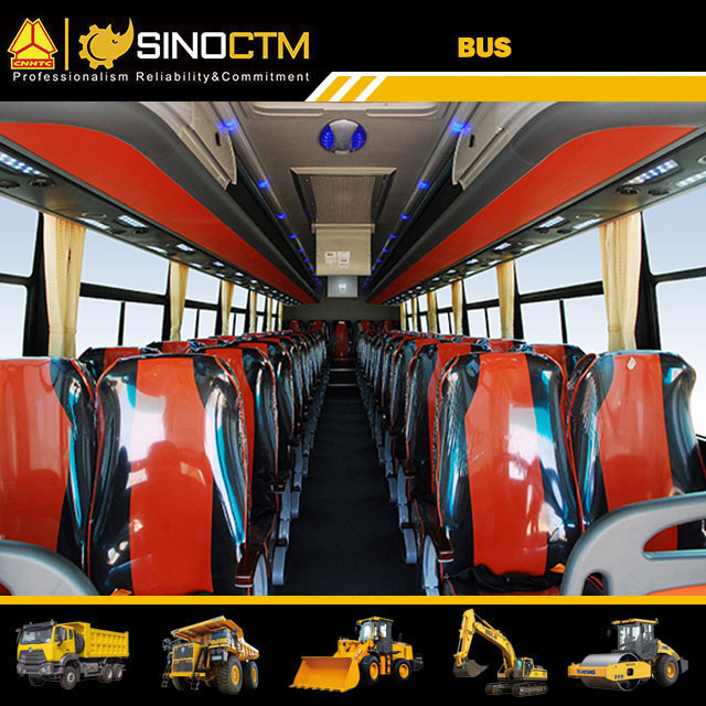 14 meter 60 seate toilet luxury bus coach
