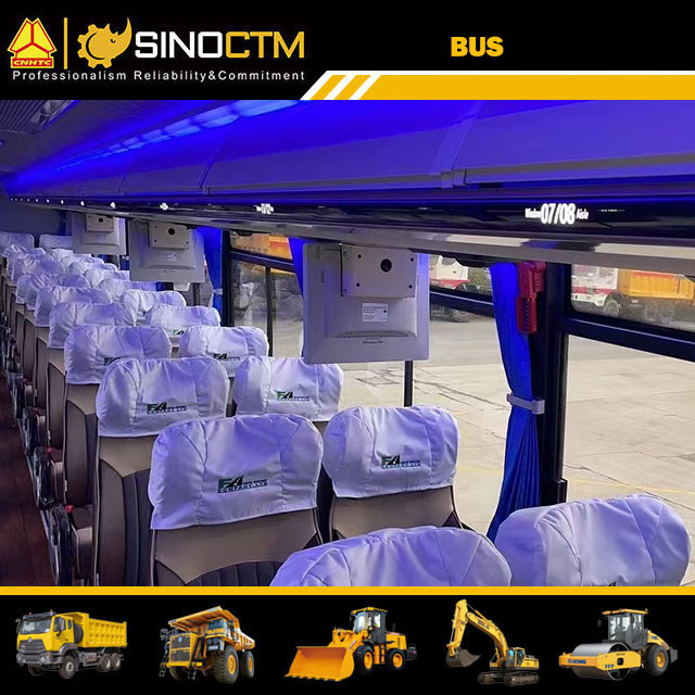new design luxury 12m 60 seater coach bus party bus luxury bus
