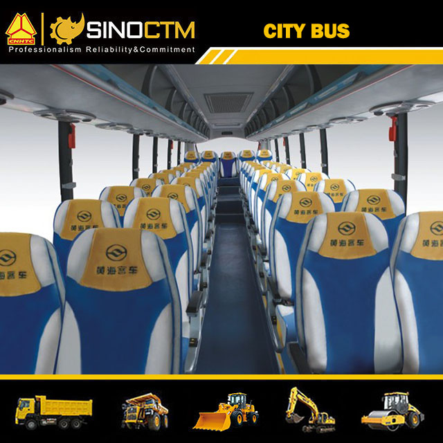 Intercity Bus with 47+1 Comfort Soft Seats for Long Distance Transportation