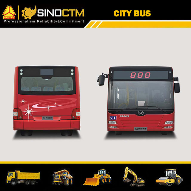 City Bus for Sales with 33 Seats 168 persons