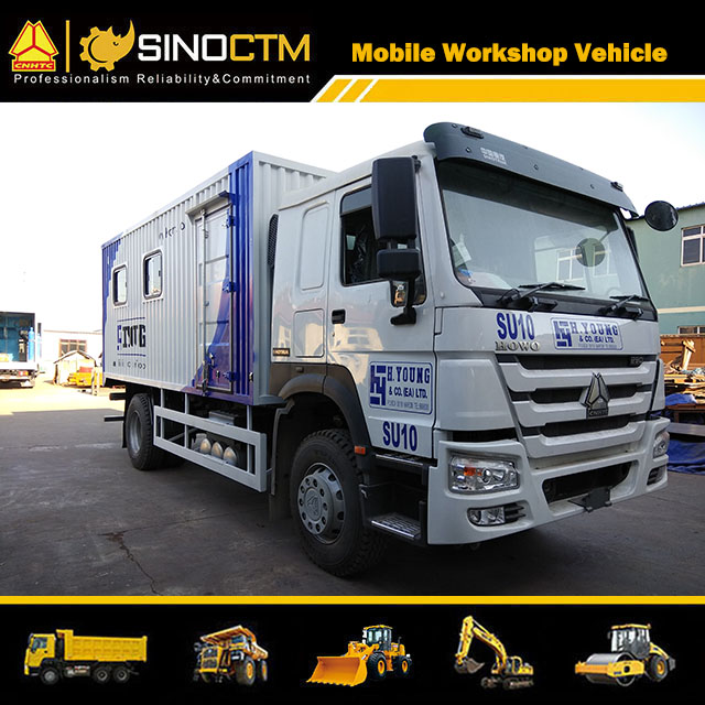 HOWO Mobile Workshop Vehicle 4x2 Price