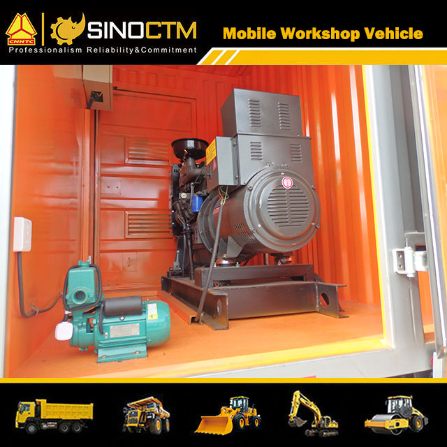 HOWO Mobile Workshop Vehicle 4x2 Price