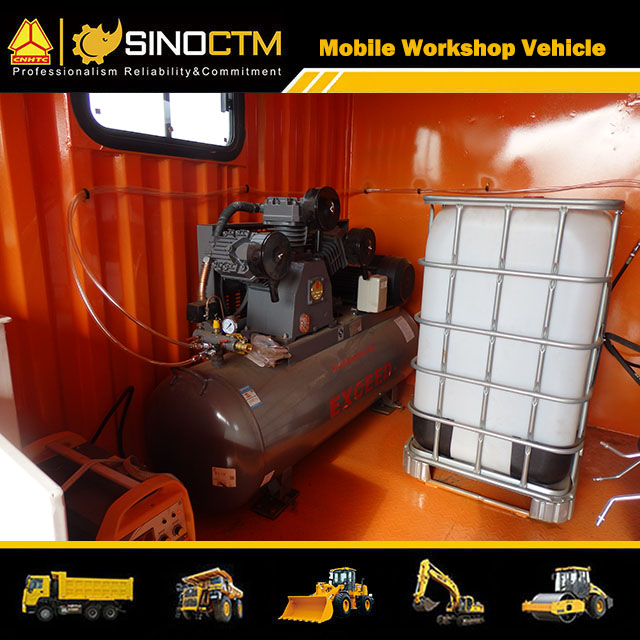 HOWO Mobile Workshop Vehicle 6x4 for sale