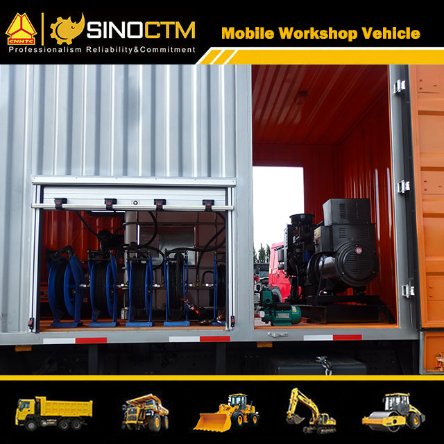 HOWO Mobile Workshop Vehicle 6x4 for sale