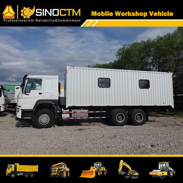 HOWO Mobile Workshop Vehicle 6x4 for sale