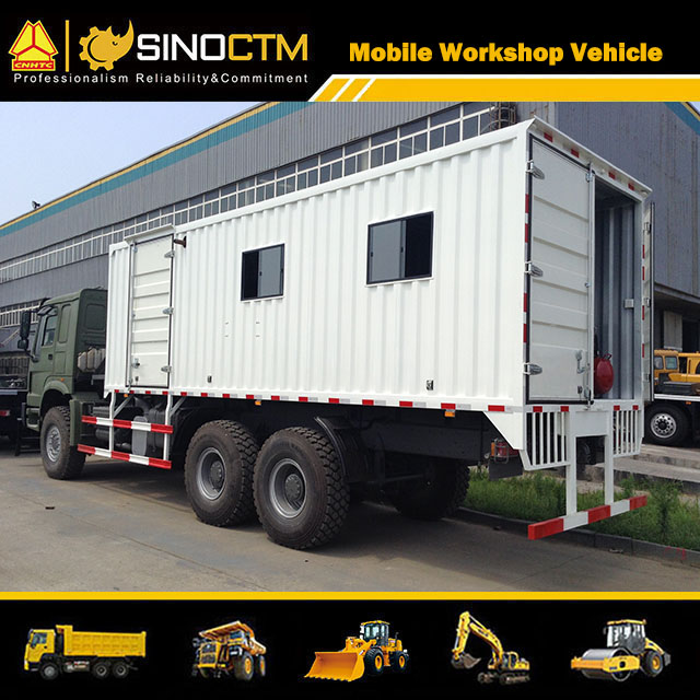 HOWO Mobile Workshop Vehicle 6x4 for sale
