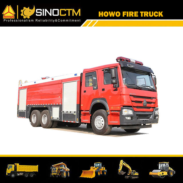 HOWO 6X4 Water fire Truck 10cbm