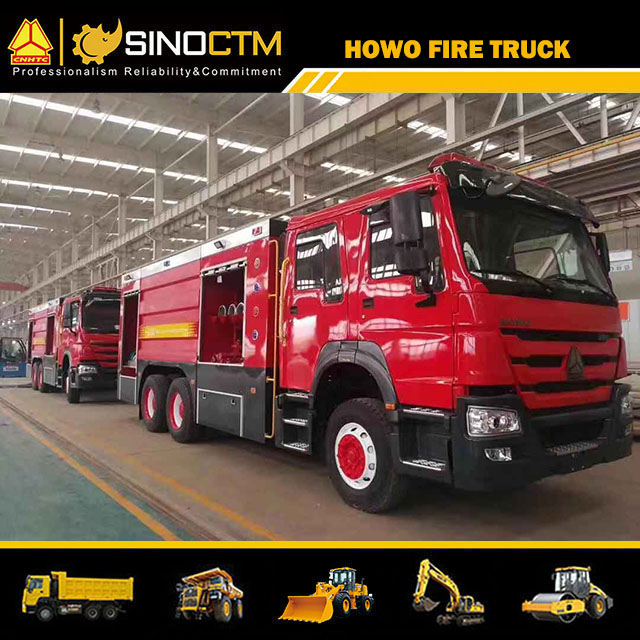HOWO 6X4 Water fire Truck 10cbm
