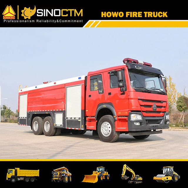 HOWO 6X4 Water fire Truck 10cbm