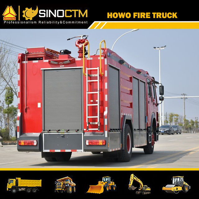 HOWO 4X2 Water fire Truck for sale