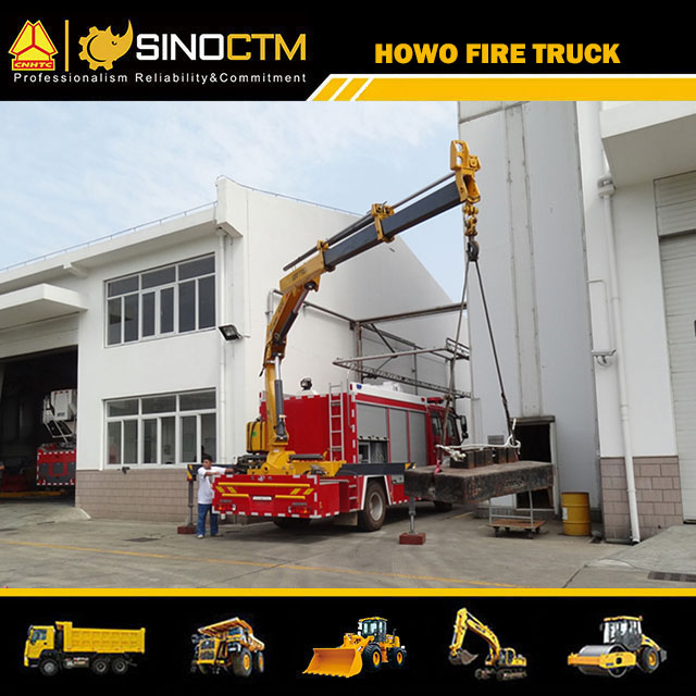 SINOTRUK HOWO 4x2 RESCUE FIRE TRUCK