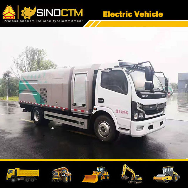 Electric Road Guardrail Cleanout Vehicle  4 CBM