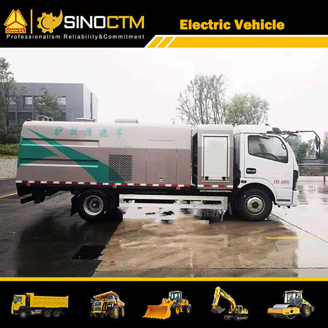 Electric Road Guardrail Cleanout Vehicle  4 CBM