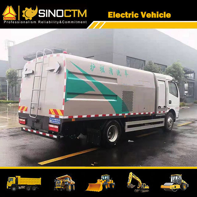 Electric Road Guardrail Cleanout Vehicle  4 CBM