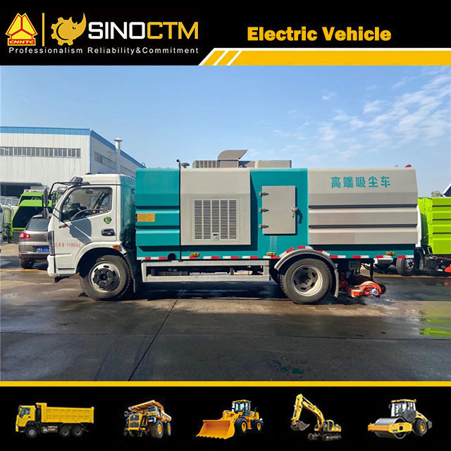 Electric Vacuum Sweeper Truck 5.5CBM for sale