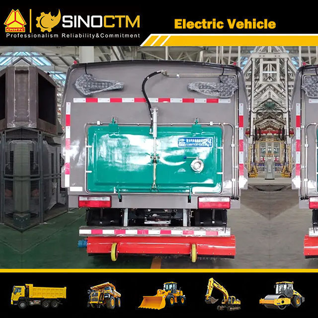 Electric Vacuum Sweeper Truck 5.5CBM for sale