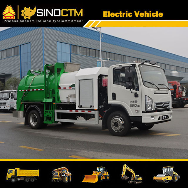 7cbm Hermetic Side Loading Kitchen Food Waste Garbage Truck