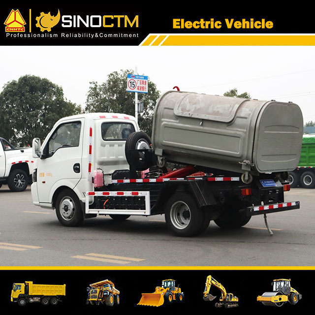 Hoist Hook Arm Waste Recycling Garbage Truck 2.5cbm