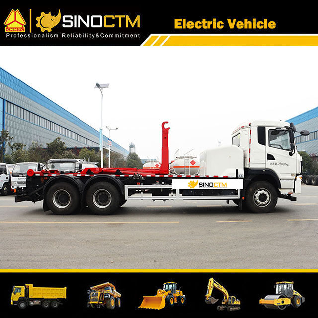 Electric Truck Body Auto-Dumping Side Loading Garbage Truck