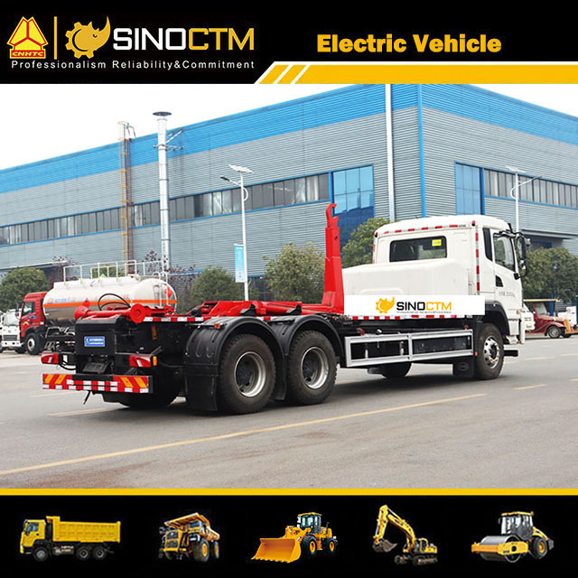 Electric Truck Body Auto-Dumping Side Loading Garbage Truck