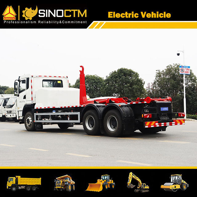 Electric Truck Body Auto-Dumping Side Loading Garbage Truck