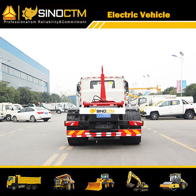 Electric Truck Body Auto-Dumping Side Loading Garbage Truck
