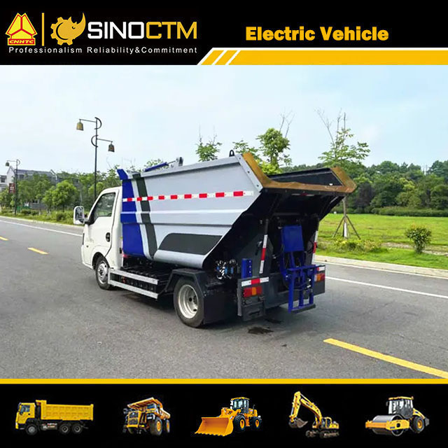 1.5t Lifting Capacity Hook Arm Garbage Container Truck