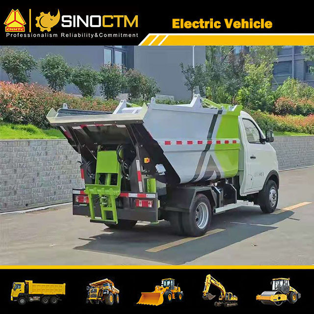 Electric Light Duty Hydraulic Hooklift Hoist Vehicle