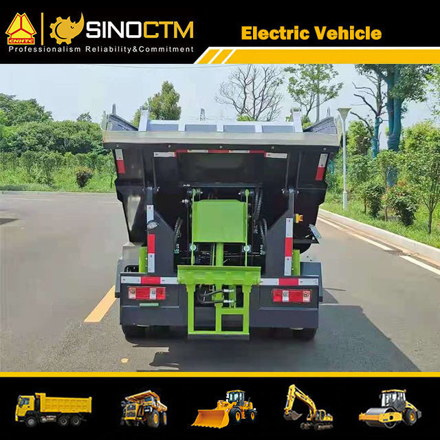Electric Light Duty Hydraulic Hooklift Hoist Vehicle