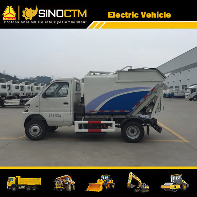 Electric Light Duty Hydraulic Hooklift Hoist Vehicle