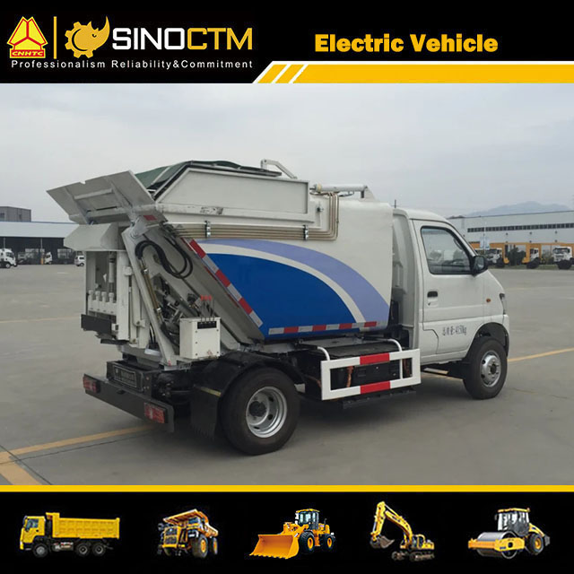 Electric Light Duty Hydraulic Hooklift Hoist Vehicle