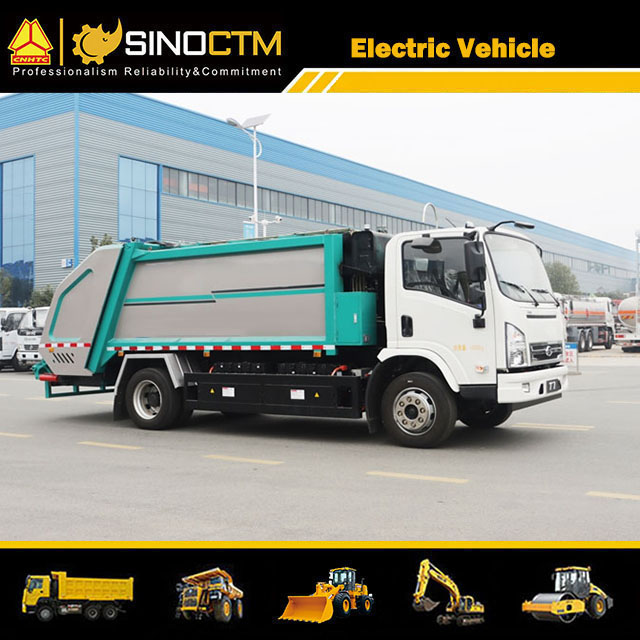 China New Energy Vehicle 10m3 15m3 20m3 6X4 4X2 Electric Compactor Garbage Truck