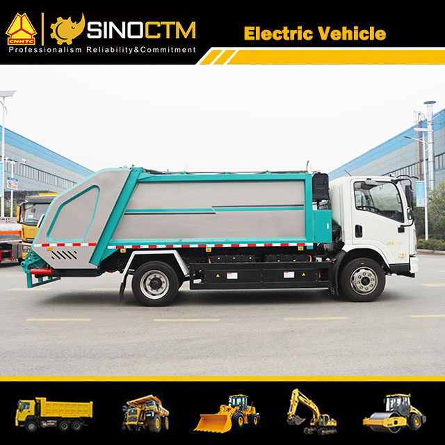 China New Energy Vehicle 10m3 15m3 20m3 6X4 4X2 Electric Compactor Garbage Truck