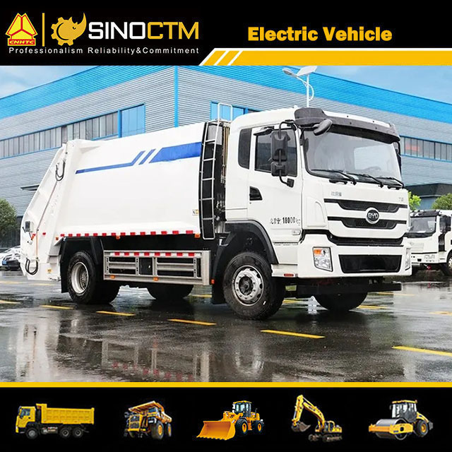 Compressed Hydraulic Rear-Loading Garbage Truck
