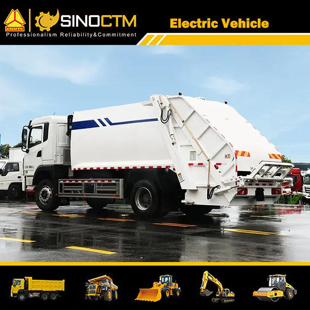 Compressed Hydraulic Rear-Loading Garbage Truck