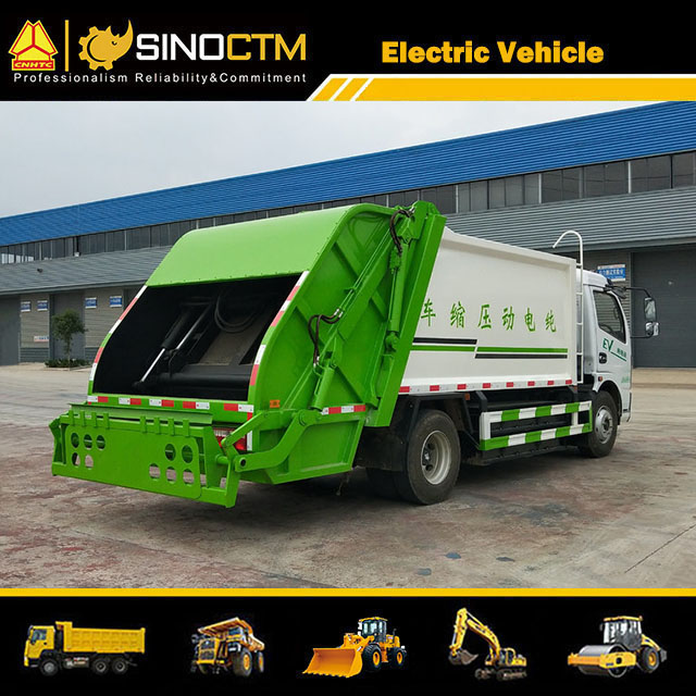 Large Capacity Battery 8 Cubic Yard Waste Tank Electric Garbage Truck