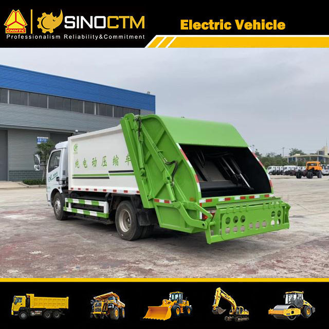 Large Capacity Battery 8 Cubic Yard Waste Tank Electric Garbage Truck