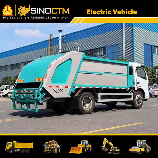 Electric 8000lbs Rated Loading Capacity Medium Size Garbage Truck
