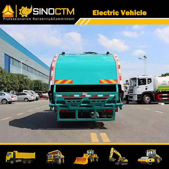 Electric 8000lbs Rated Loading Capacity Medium Size Garbage Truck
