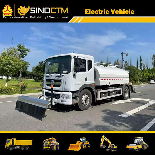 High Efficiency Cheaper Price 4X2 Runway Street Road Highway Airport Vacuum Road Sweeper