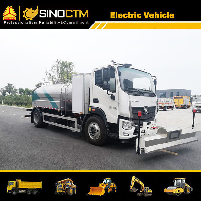 Foton Vacuum Sewage Suction Truck 10000 Liters Septic Tank Sewer Cleaning Sludge 