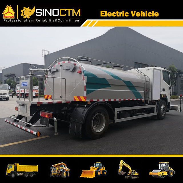 Foton Vacuum Sewage Suction Truck 10000 Liters Septic Tank Sewer Cleaning Sludge