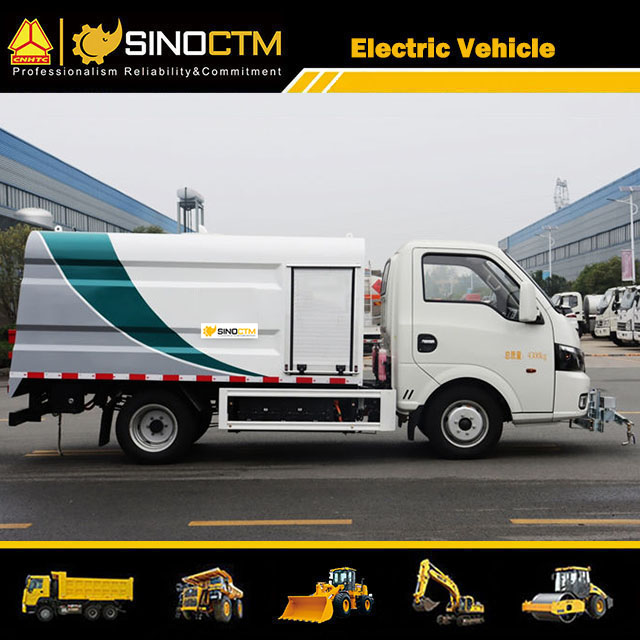 Electric Truck 1.2m3 Sweeper Pavement Cleaner Small Street Sweeping Truck Road Maintenance Truck