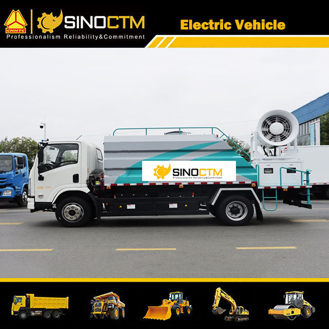 Street Cleaning 8000liters Dust Suppression Spray Water Truck with Street Cleaning