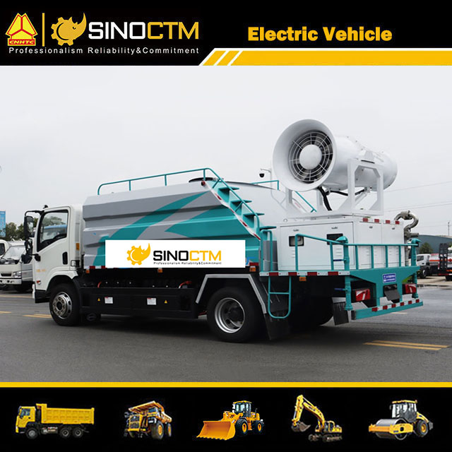 Street Cleaning 8000liters Dust Suppression Spray Water Truck with Street Cleaning