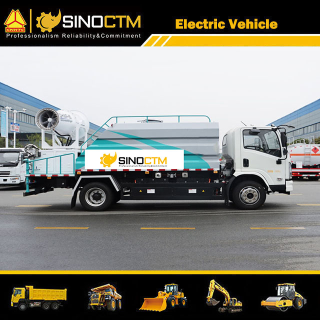 Street Cleaning 8000liters Dust Suppression Spray Water Truck with Street Cleaning