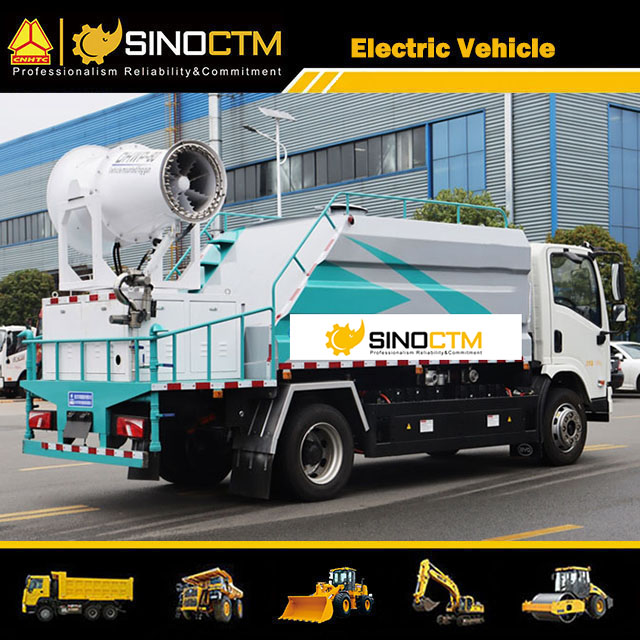 Street Cleaning 8000liters Dust Suppression Spray Water Truck with Street Cleaning