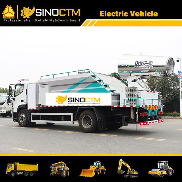 Epidemic Prevention Control Disinfection Truck Electric Sprinkler Multi Functional Dust Suppression Spray Truck